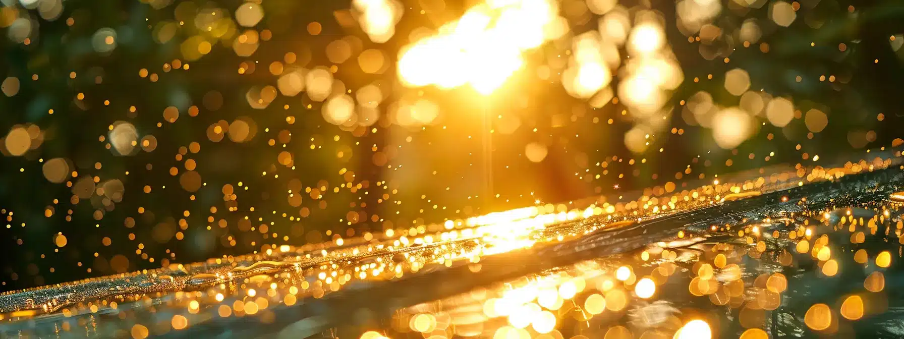 a sparkling metal roof glistening under the sun after a gentle, eco-friendly cleaning treatment in florida.
